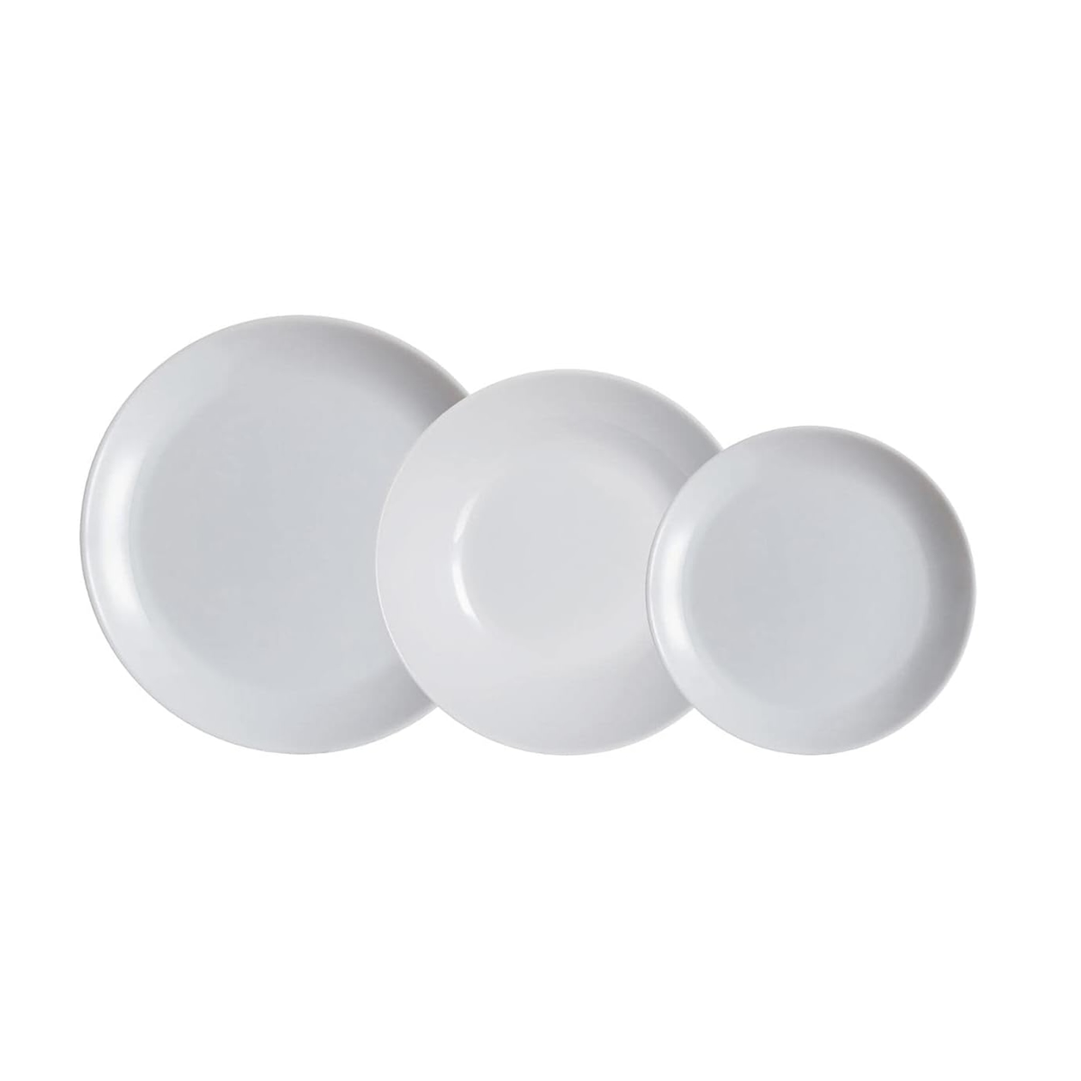 Juego De Vajilla De 18 Piezas Color Gris Luminarc - Miniatura 2