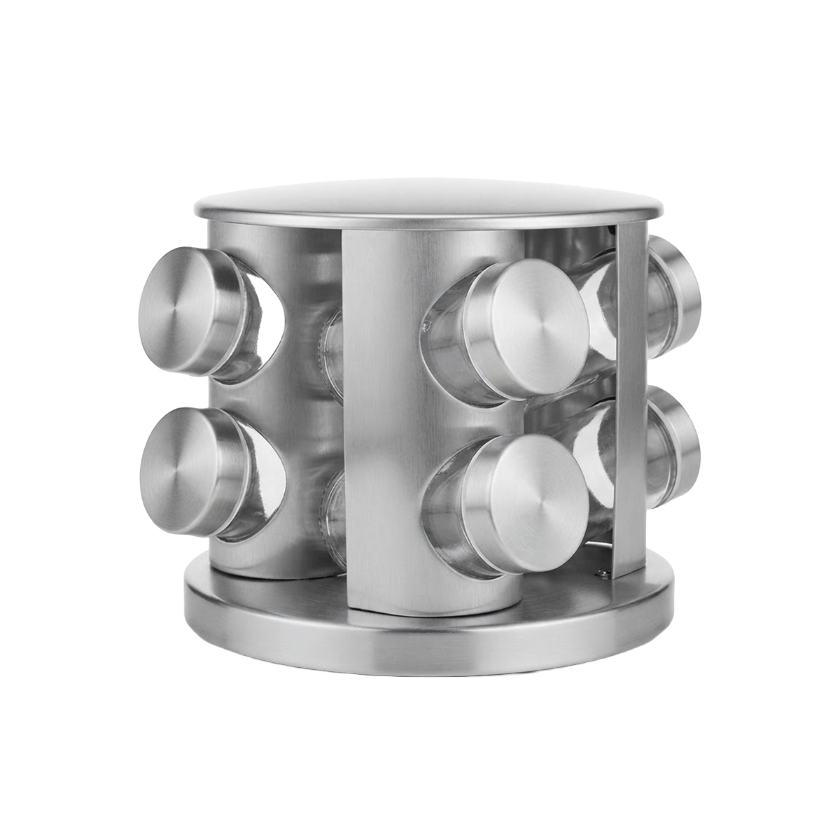 Organizador para condimentos de 8 Piezas con Base Rotativa Oslo