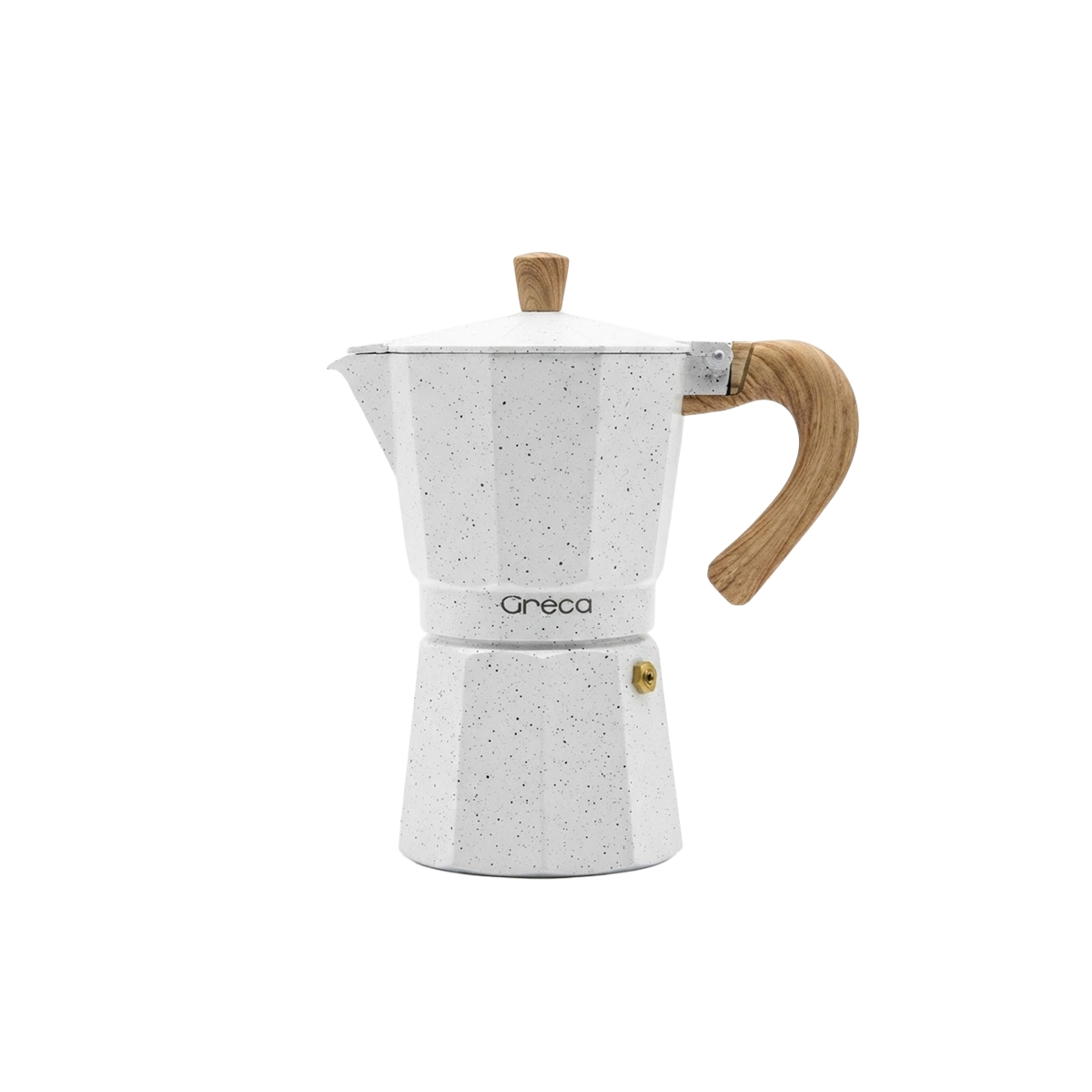 Cafetera 09 Tazas Clasica Color Blanco Greca