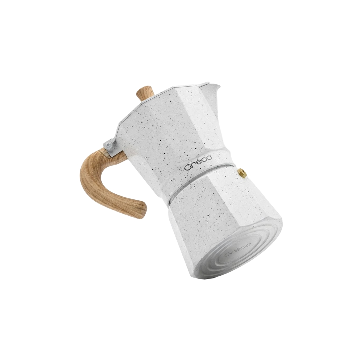 Cafetera 09 Tazas Clasica Color Blanco Greca - Miniatura 2