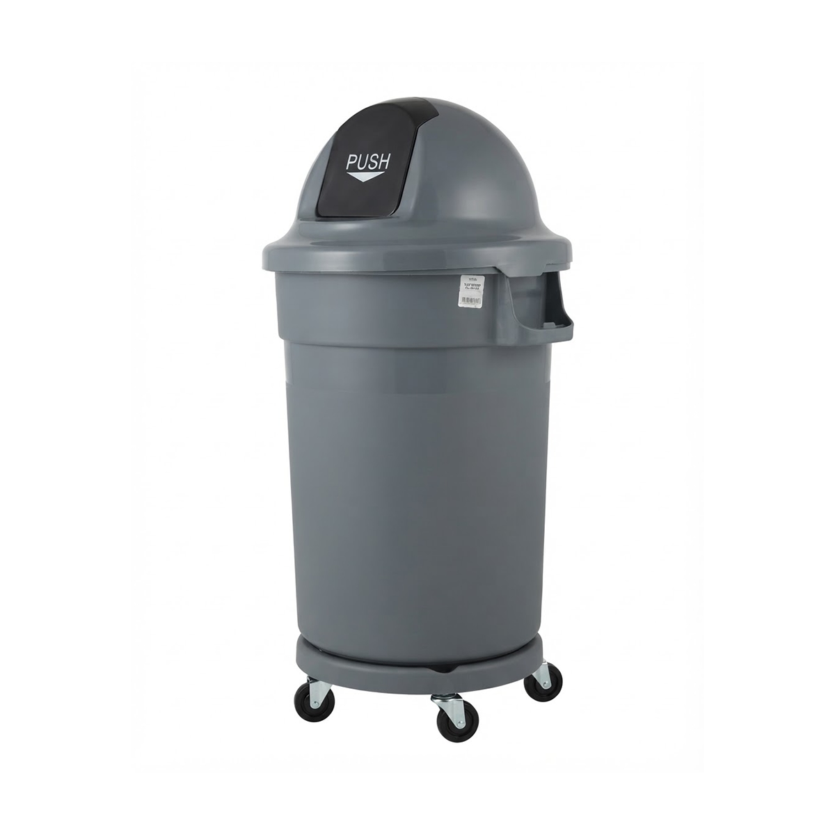 Basurero 90 Litros color Gris Basic Home - Miniatura 2