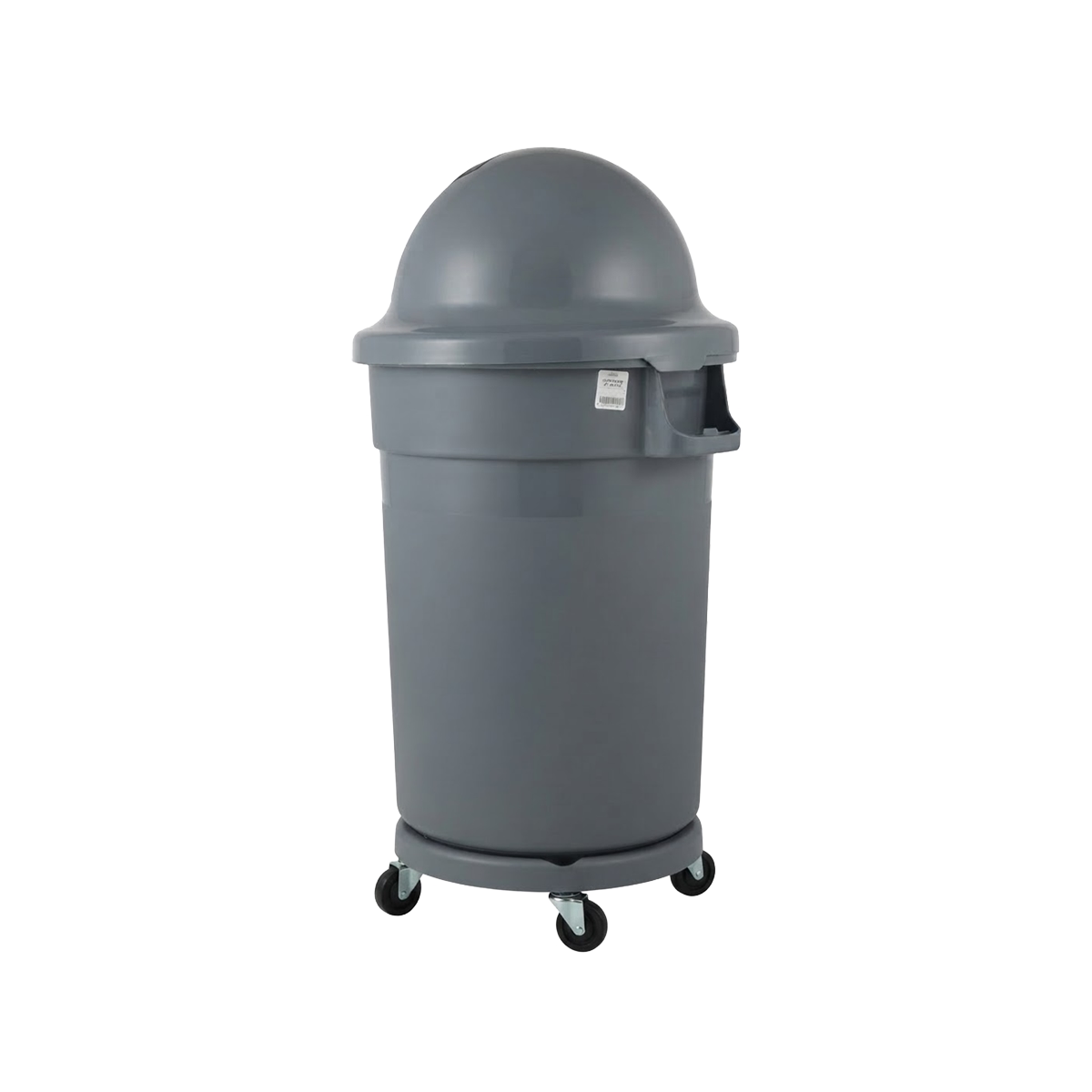 Basurero 90 Litros color Gris Basic Home - Miniatura 3