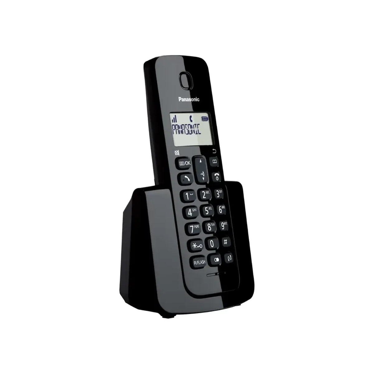 Teléfono Fijo Digital Inalámbrico Color Negro Panasonic - Miniatura 3