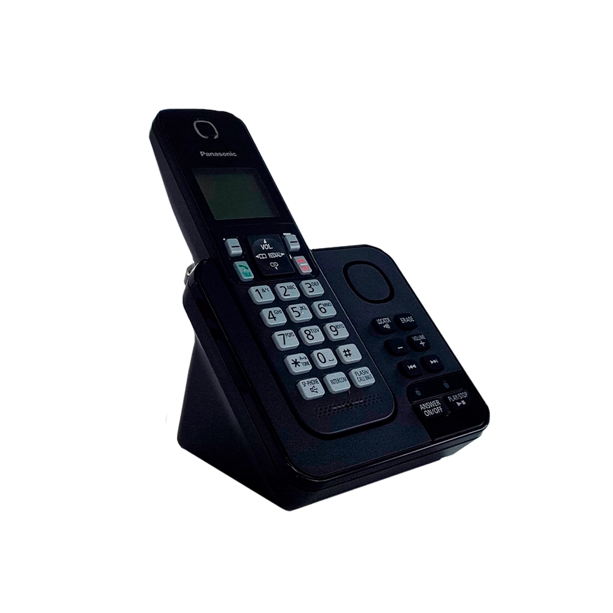 Teléfono Fijo Inalámbrico Color Negro Panasonic - Miniatura 2