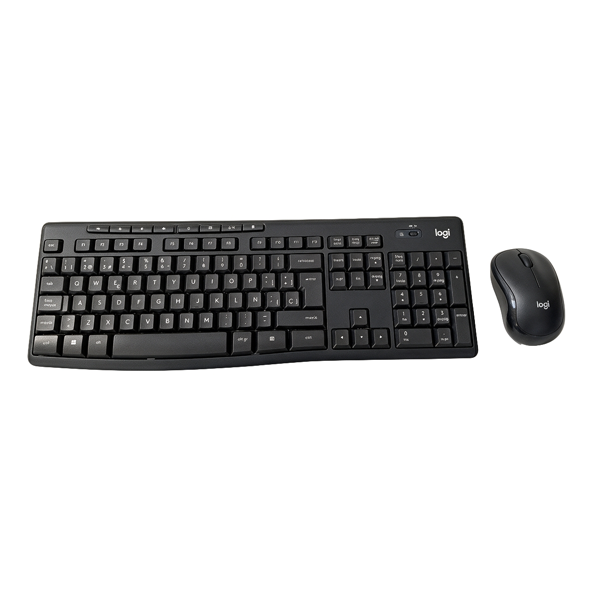 Kit de Teclado y Mouse Inalámbrico Color Negro Logitech