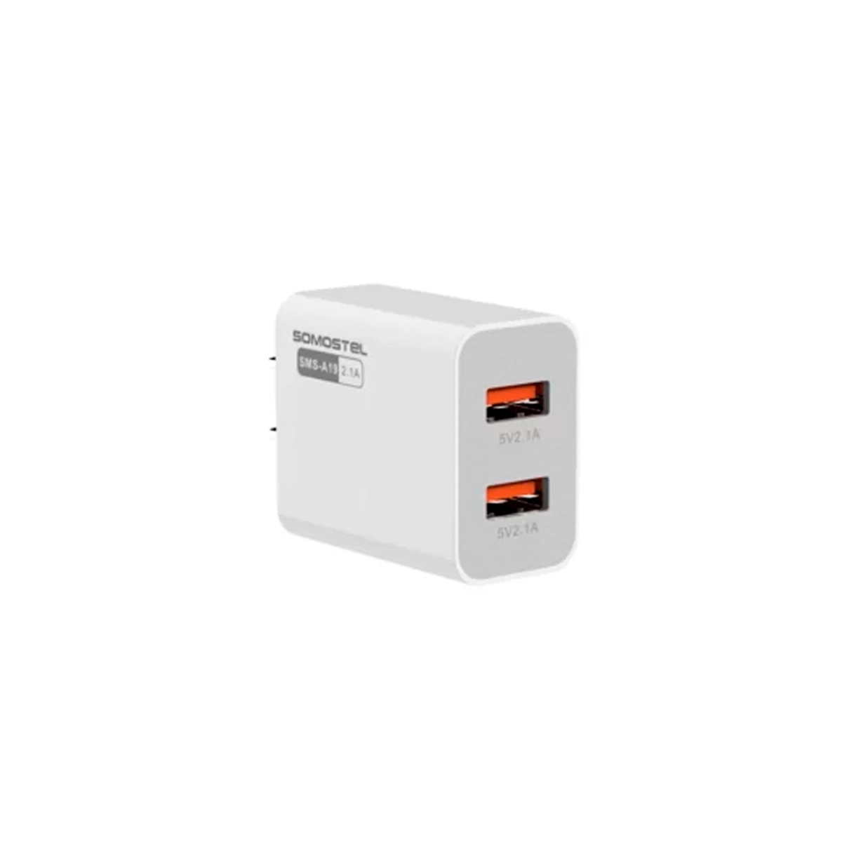 Cargador Carga Rápida USB Tipo Lightning Color Blanco Somostel - Miniatura 2
