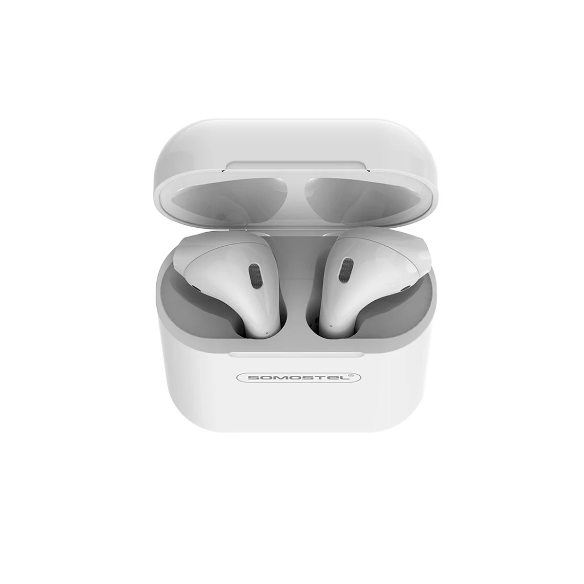 Audífonos Inalámbricos Bluetooth Portátiles color Blanco Somostel - Miniatura 2