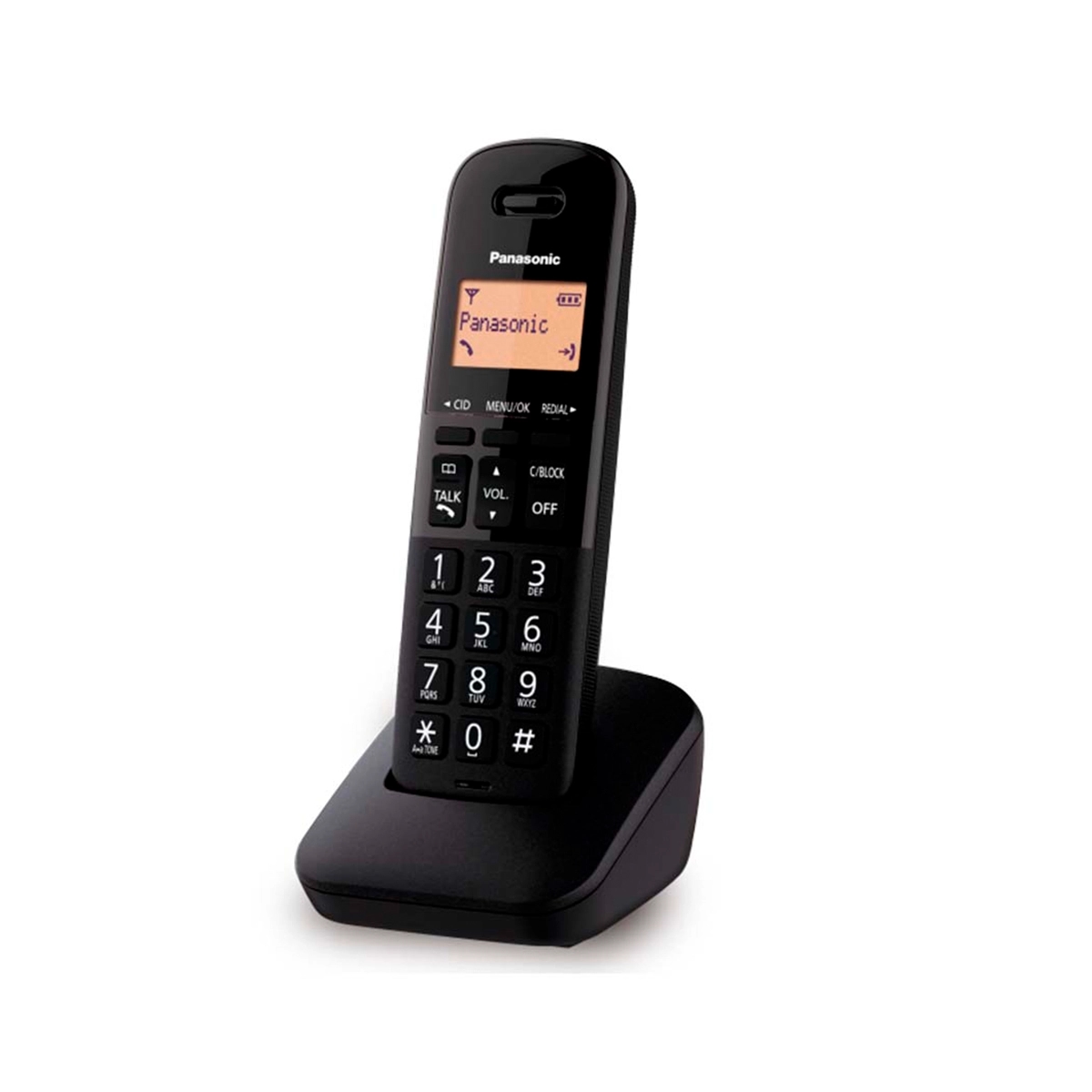 Teléfono Fijo Digital Inalámbrico Color Negro Panasonic - Miniatura 2
