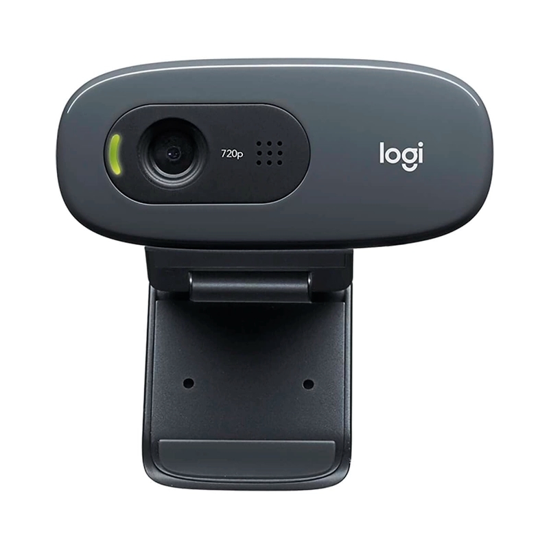 Camara Web HD Con Microfono Color Negro Logitech