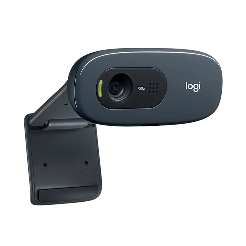 Camara Web HD Con Microfono Color Negro Logitech - Miniatura 2