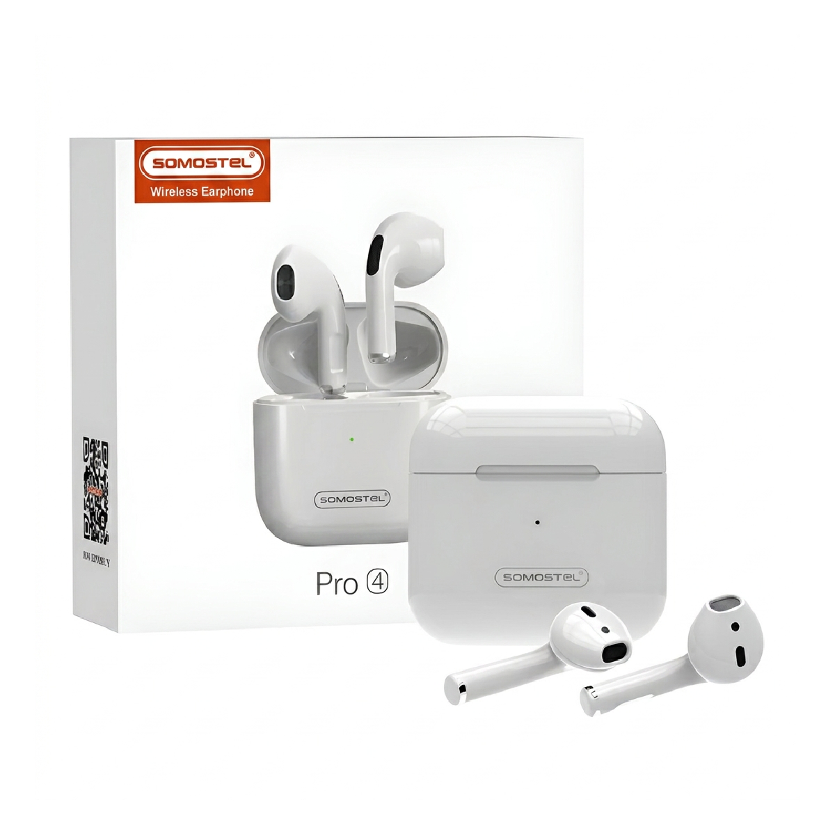 Audífonos Inalámbricos Pro 4 color Blanco Somostel - Miniatura 2