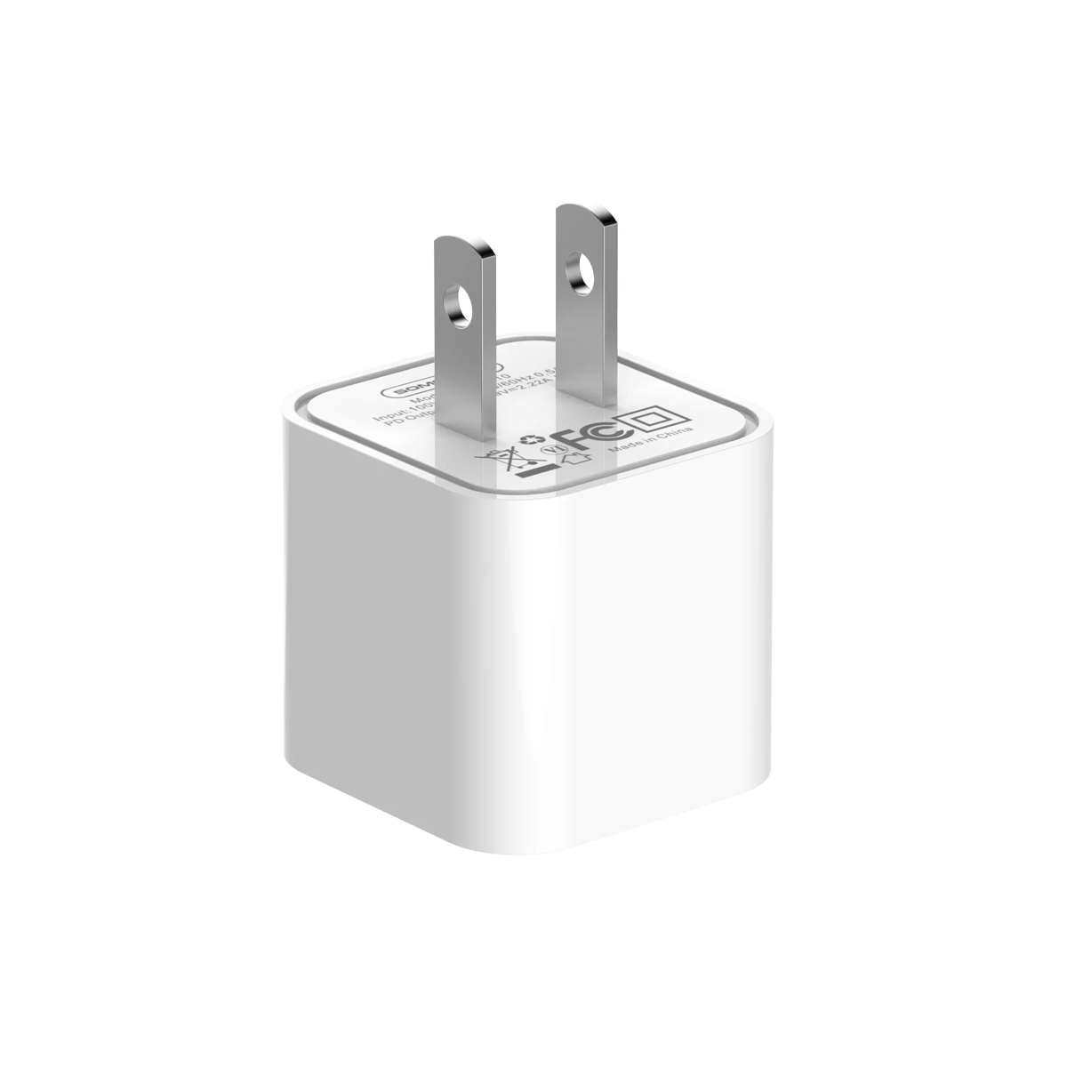 Cargador Tipo Lightning Color Blanco Somostel - Miniatura 3