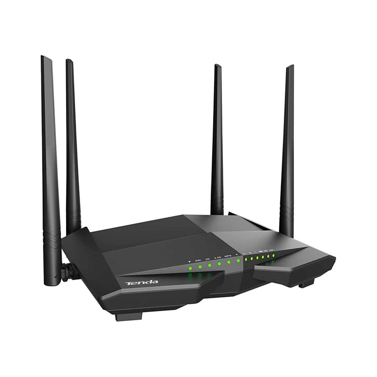 Módem Router Inalámbrico Doble Banda Vdsl Adsl Color Negro Tenda - Miniatura 2