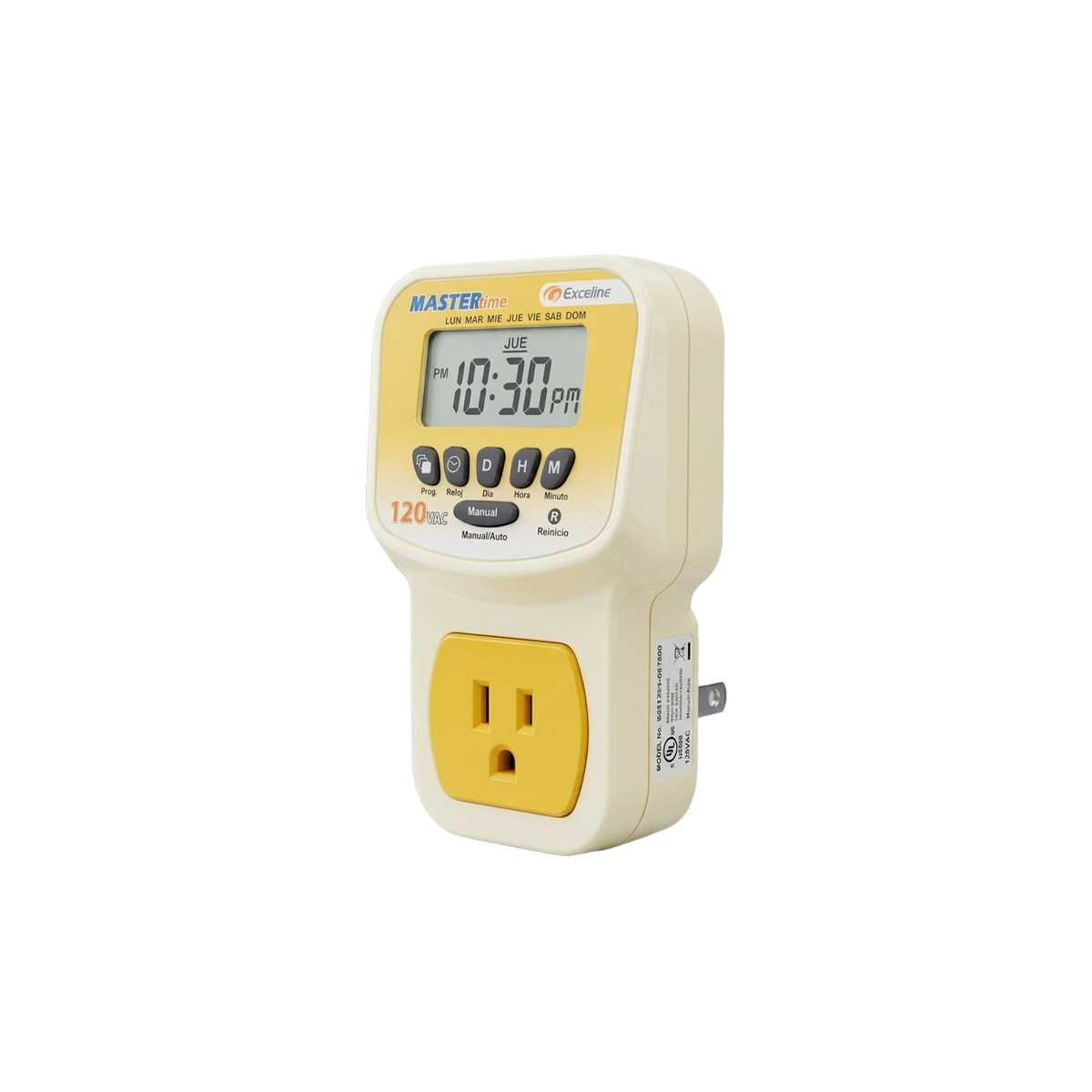 Program Horario Encen/Apag Cargas Elec. Hasta 12000 BTU Jacuzzi Exceline - Miniatura 2