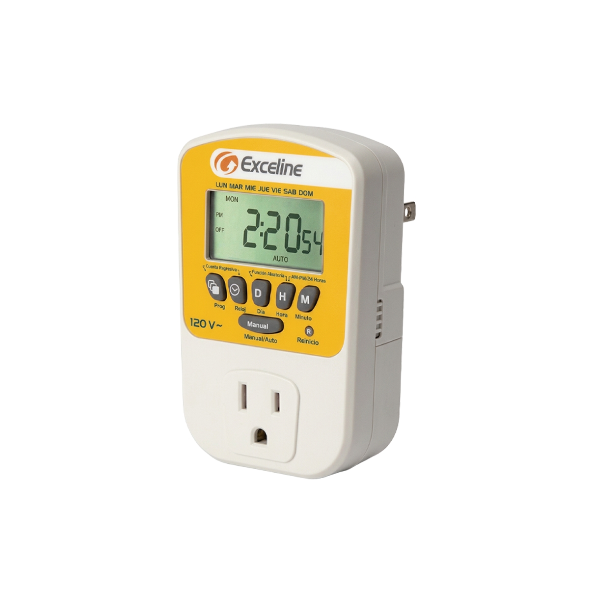 Programador Horario para Sistemas de Iluminación de 120V Exceline - Miniatura 2