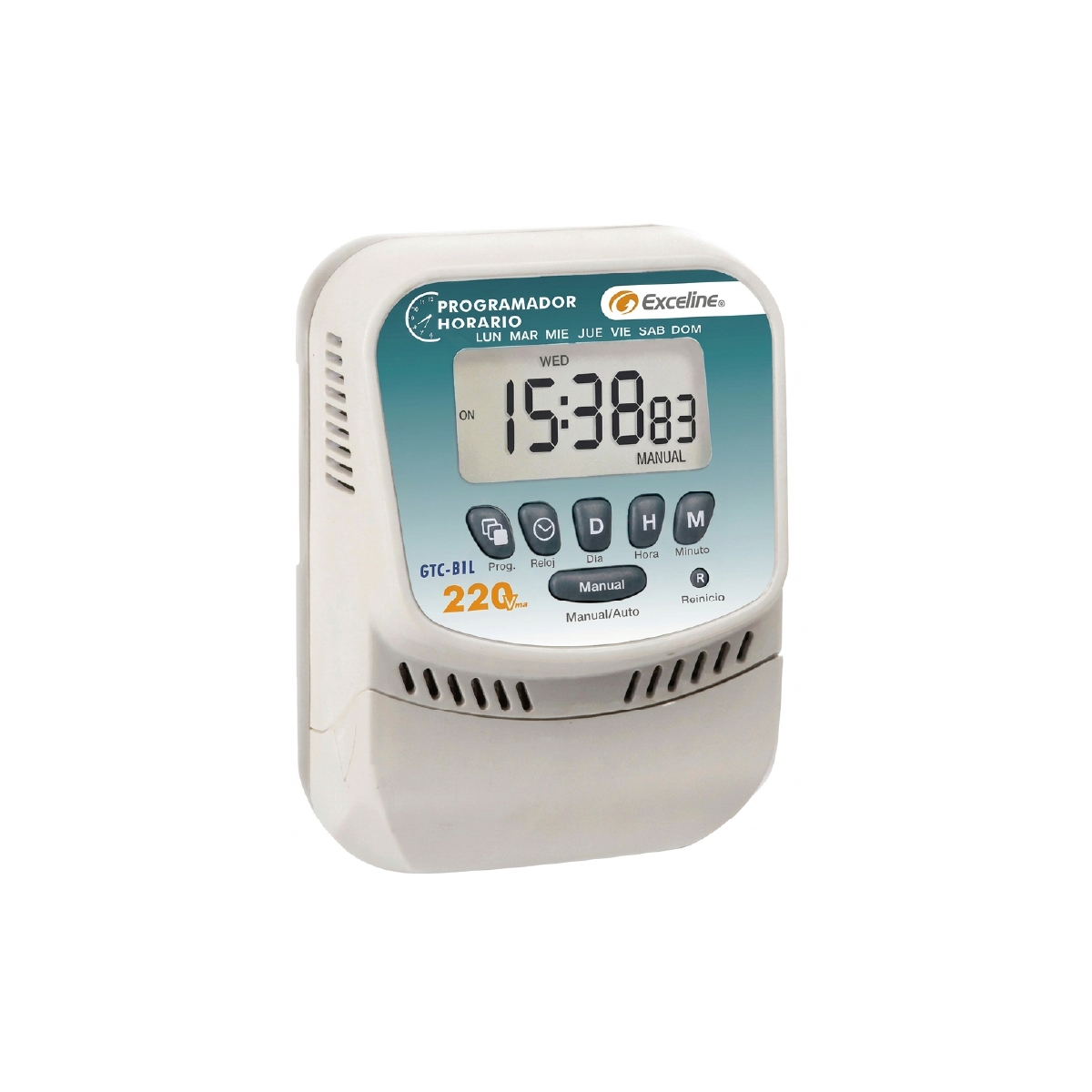 Programador Horario Digital de 220V Exceline - Miniatura 2