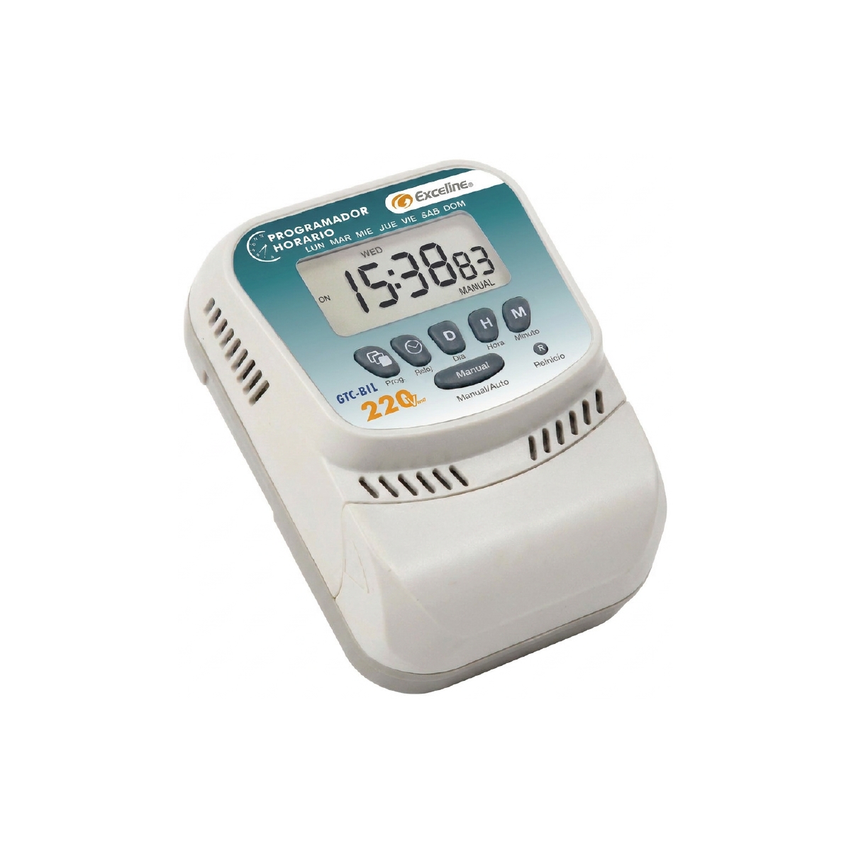 Programador Horario Digital de 220V Exceline - Miniatura 3