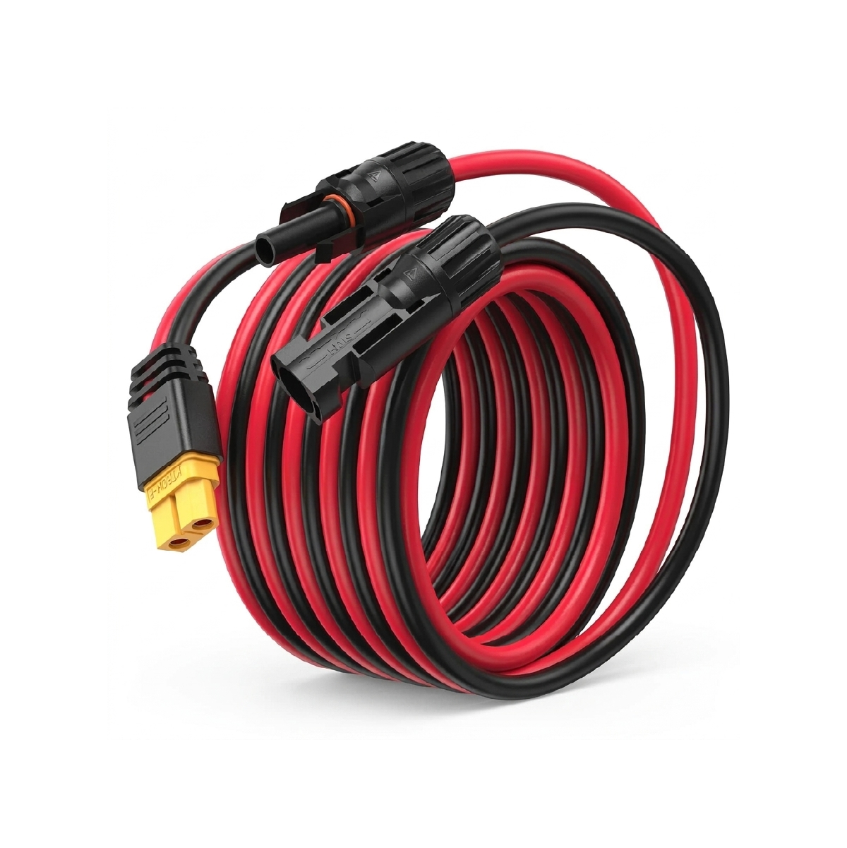Cable Solar Con Puertos XT60 y XT60i Color Negro EcoFlow