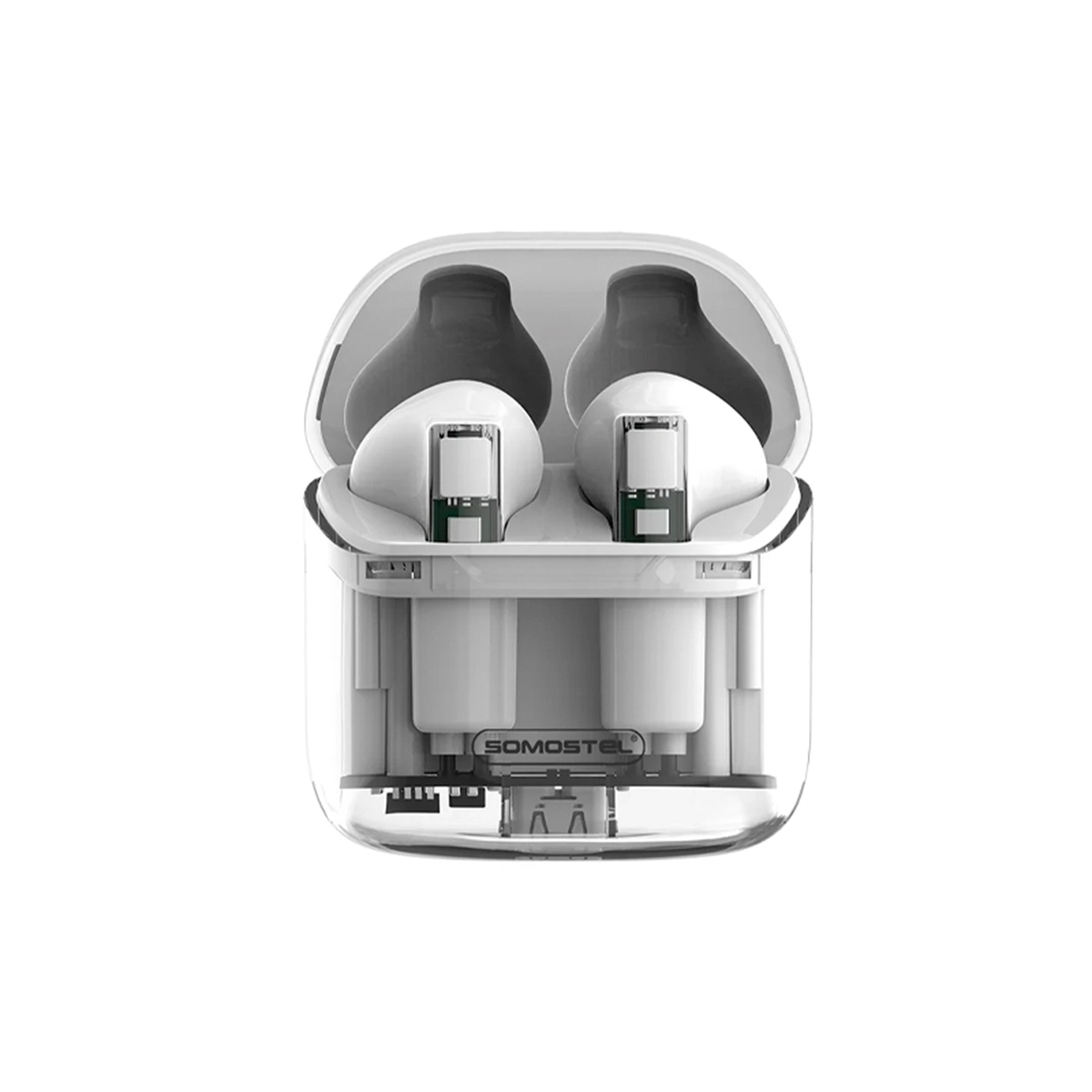 Audífonos Inalámbricos Portátiles Bluetooth color Blanco Somostel