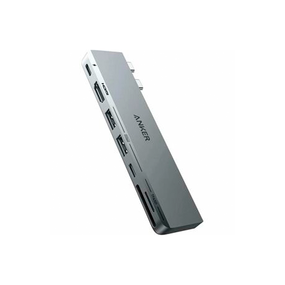 Adaptador Multipuerto 7 En 2 Para Macbook color Gris Anker - Miniatura 2