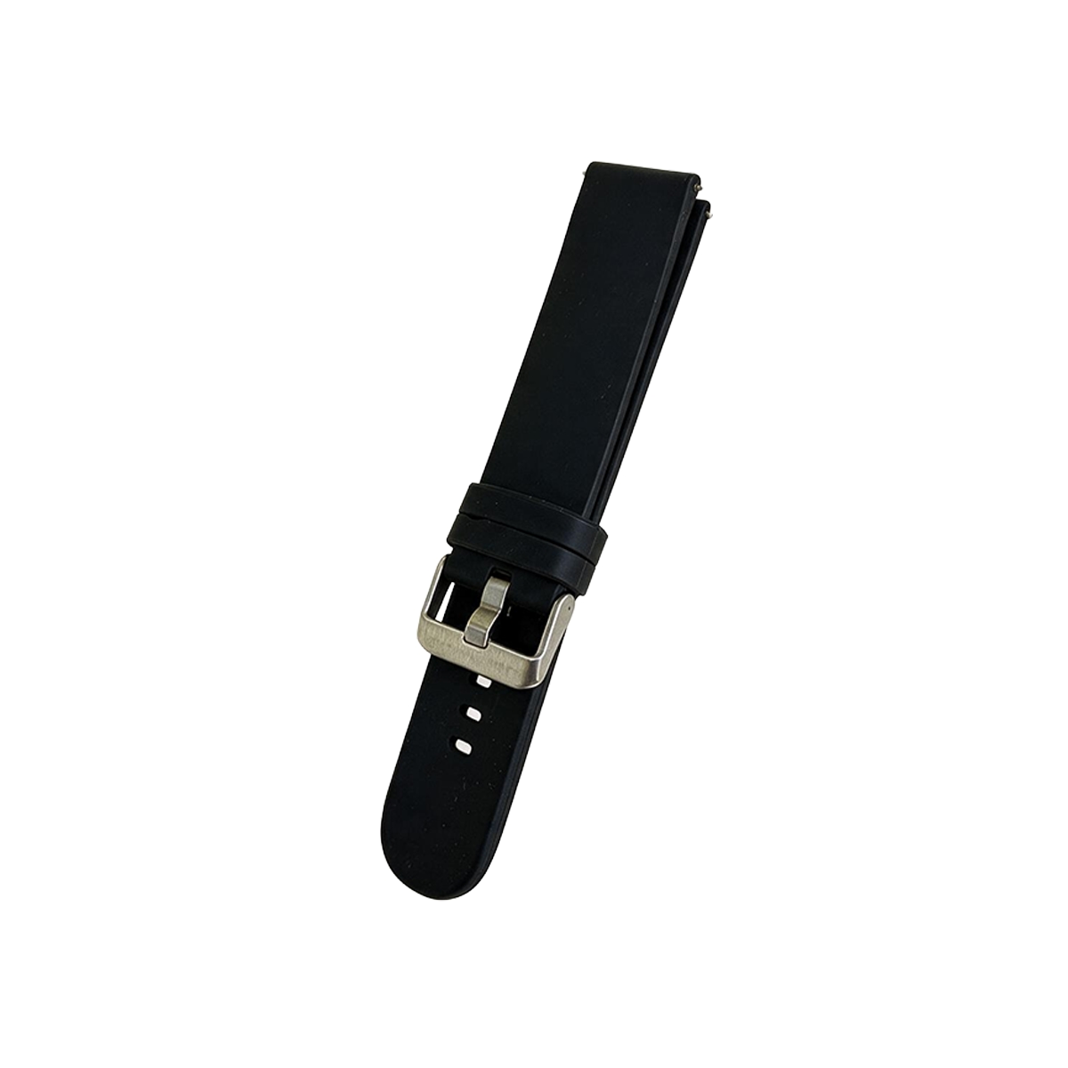 Correa De Silicón Para Reloj Color Negro Daewoo - Miniatura 2
