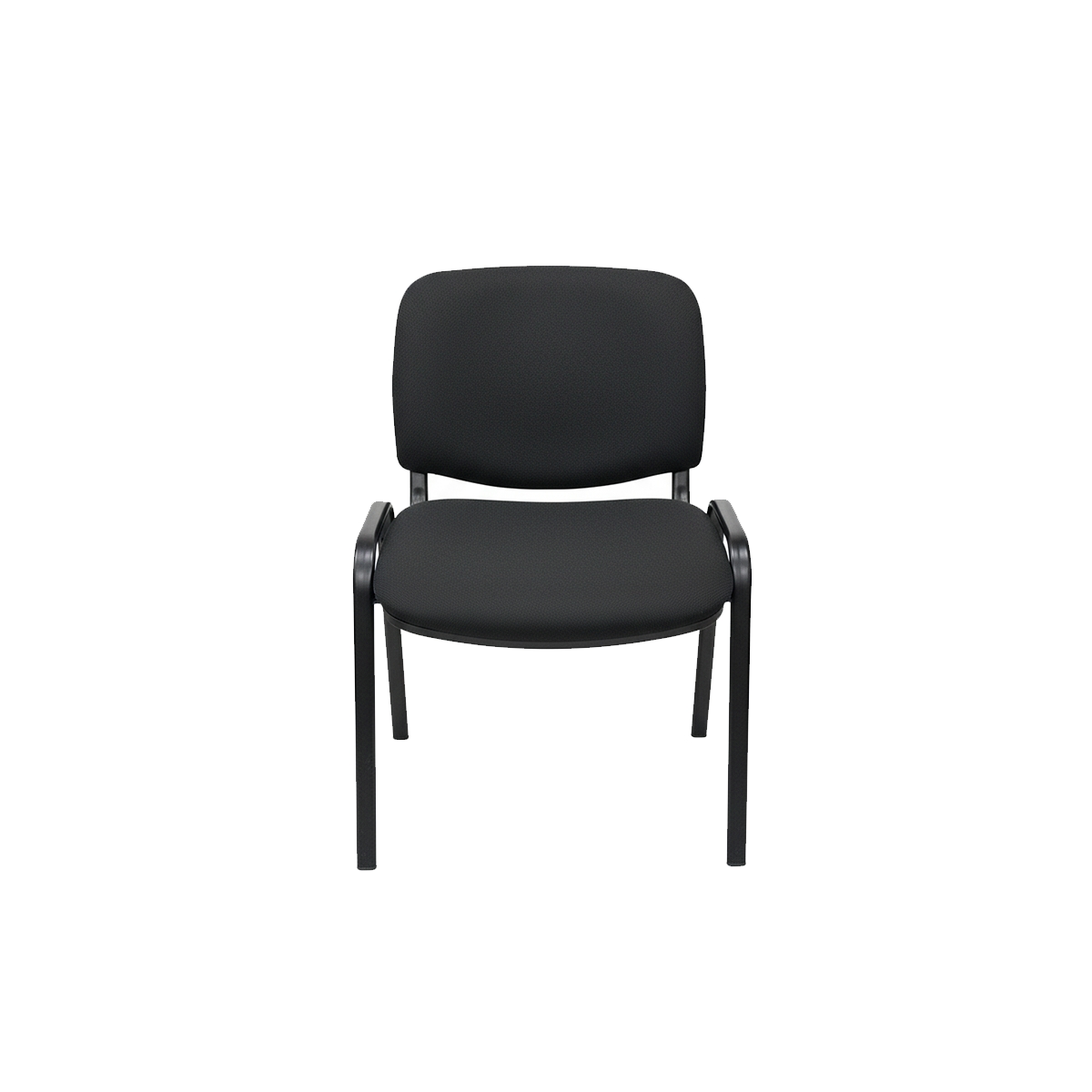 Silla de Espera de Tela Color Negro Green Office