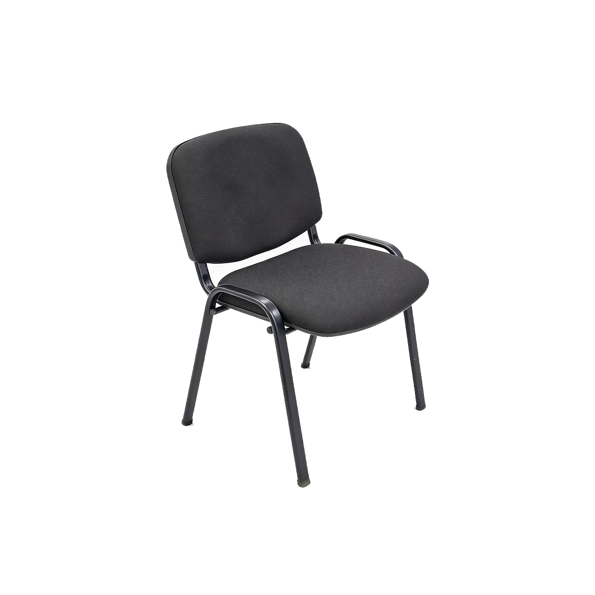 Silla de Espera de Tela Color Negro Green Office - Miniatura 2