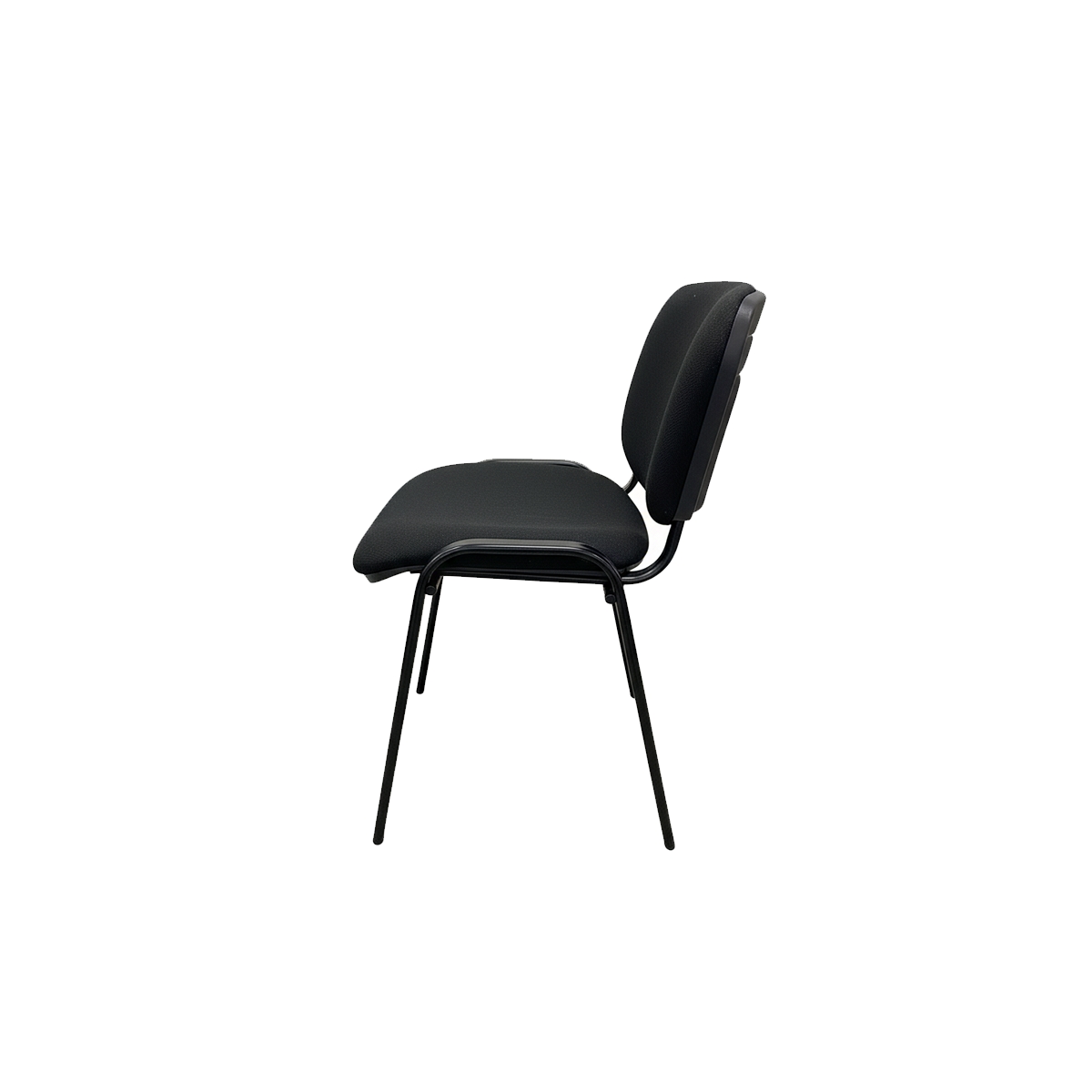 Silla de Espera de Tela Color Negro Green Office - Miniatura 3