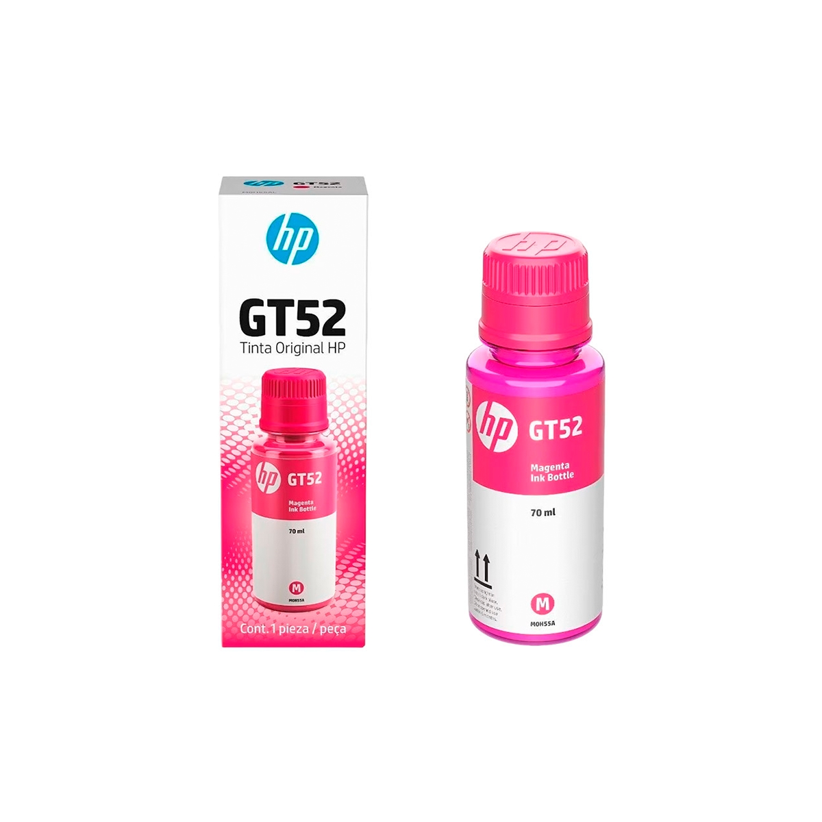 Botella De Tinta Color Magenta Para Impresora HP - Miniatura 2