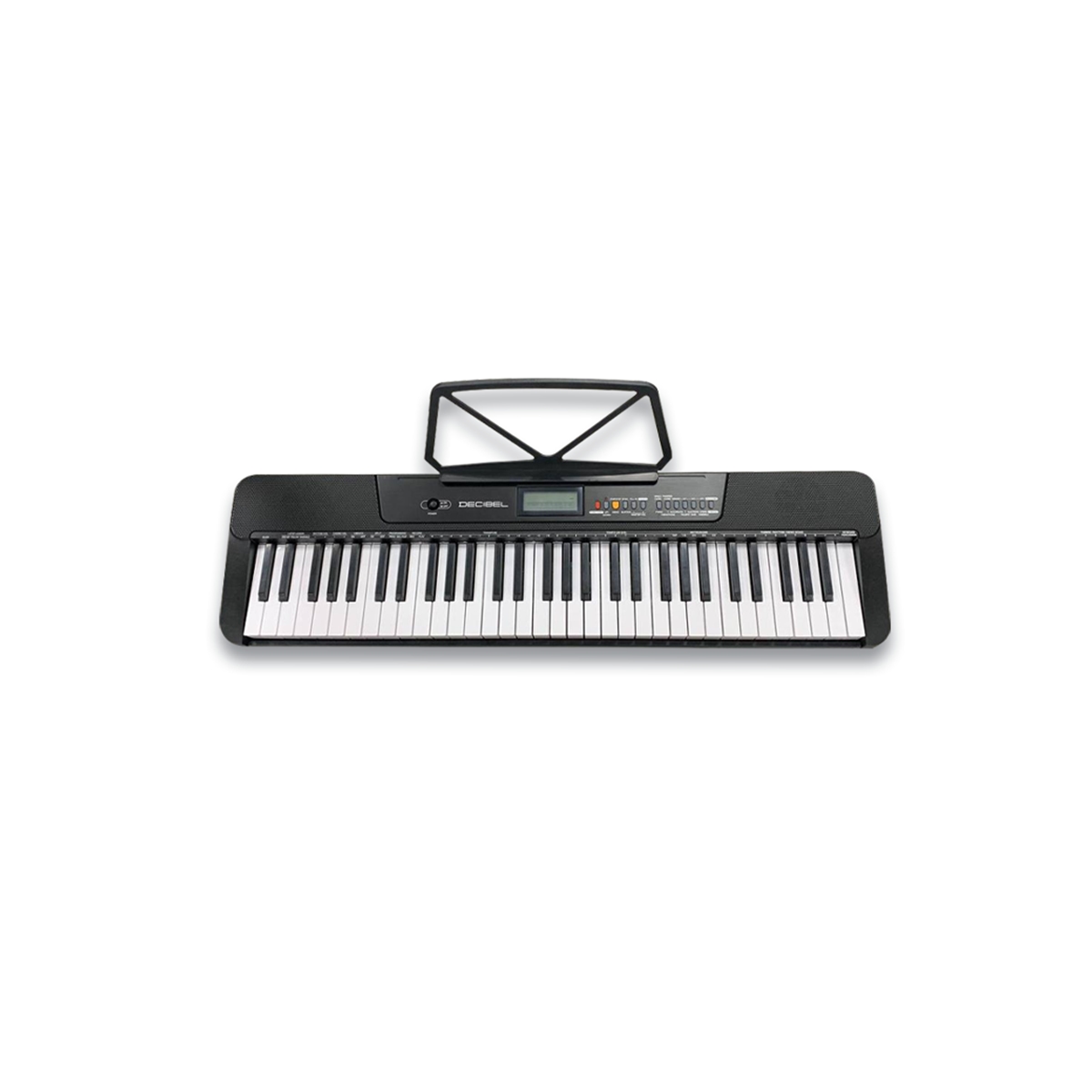 Teclado Musical Portátil Electrónico 61 Teclas Color Negro Decibel