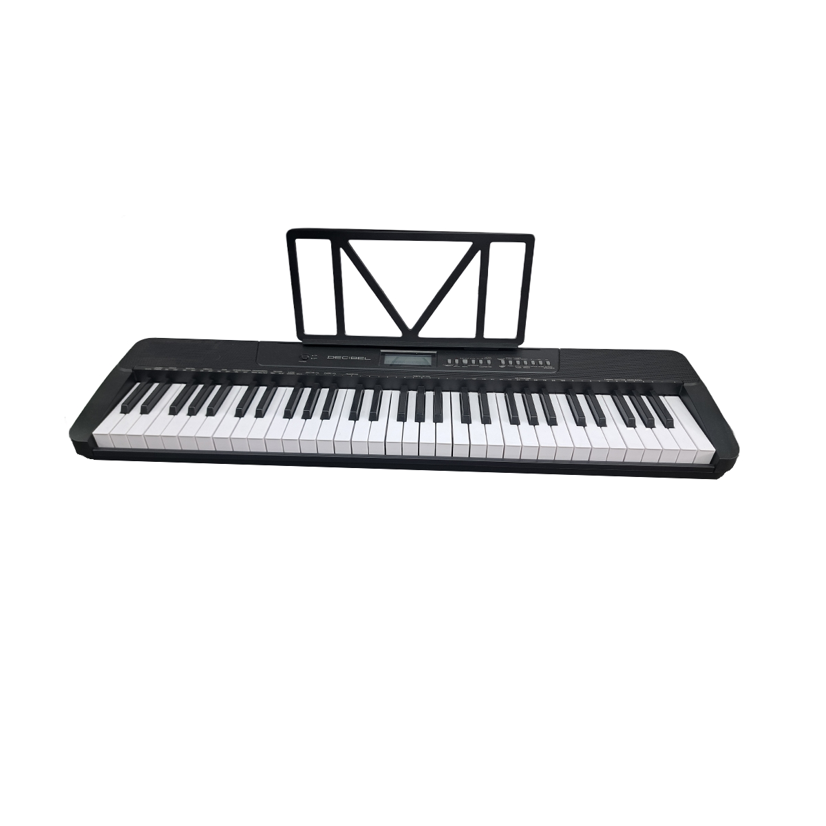 Teclado Musical Portátil Electrónico de 61 Tonos Color Negro Decibel - Miniatura 2
