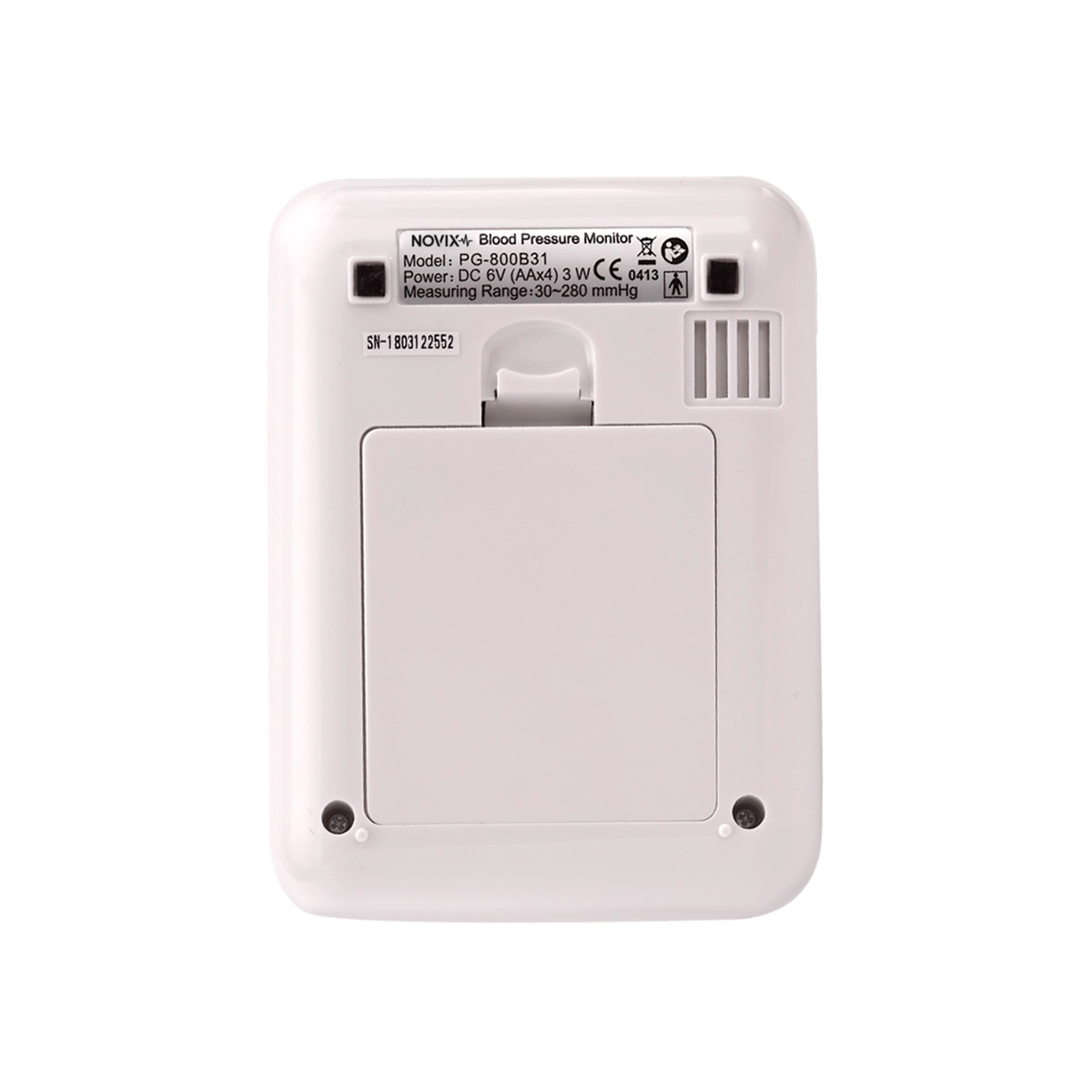 Tensiómetro Digital De Brazo Pantalla LCD Color Blanco Novix - Miniatura 4