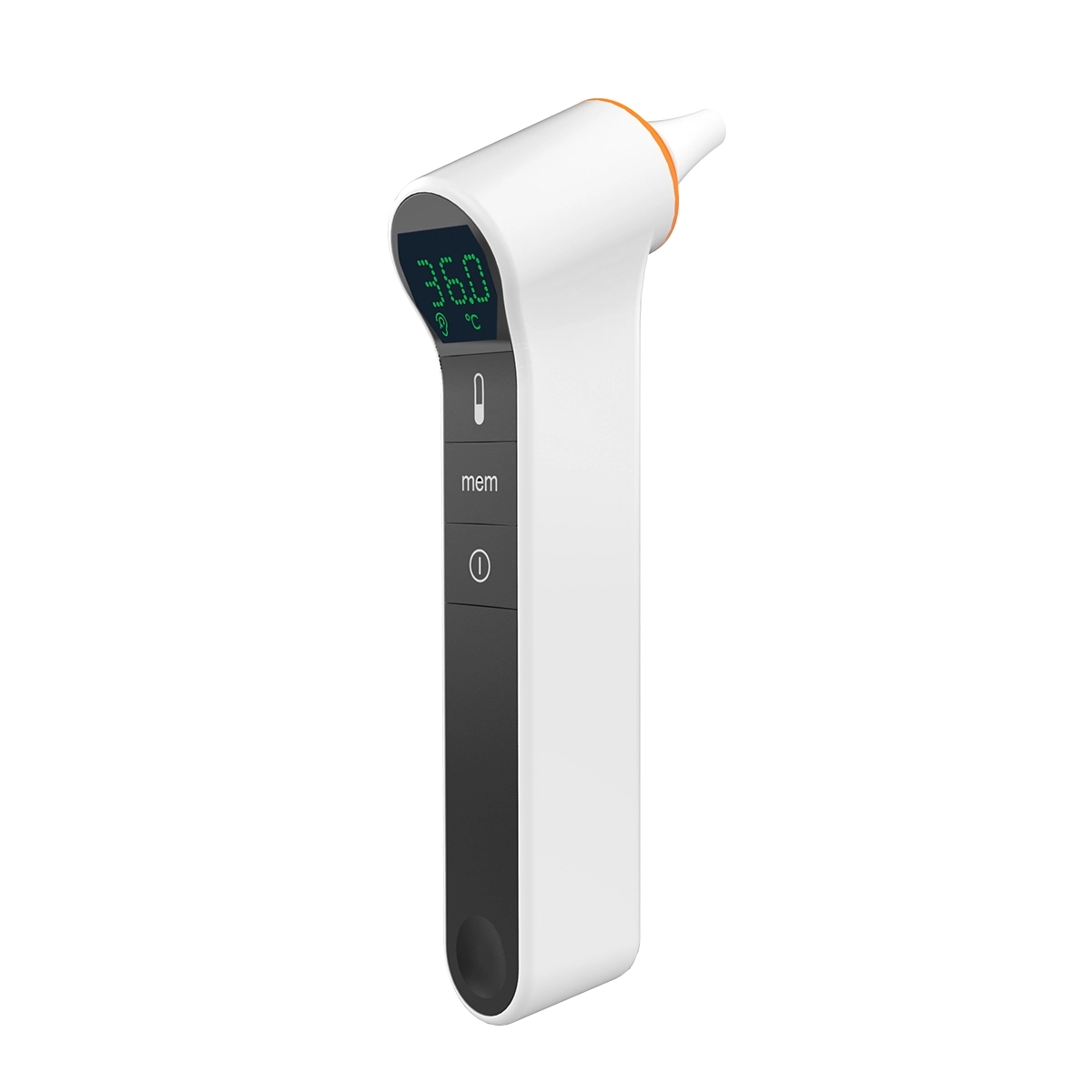 Termómetro Digital Infrarrojo Para Oído Y Frente Color Blanco Novix - Miniatura 3