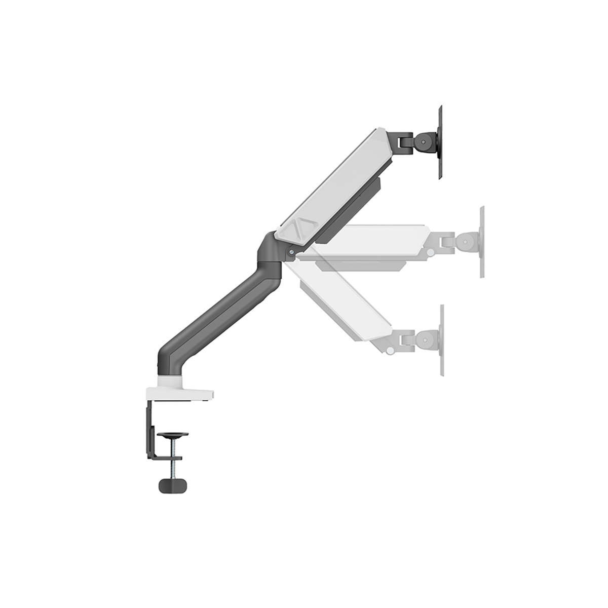 Brazo Para Monitor De 17-32 Pulgadas Color Blanco Destek