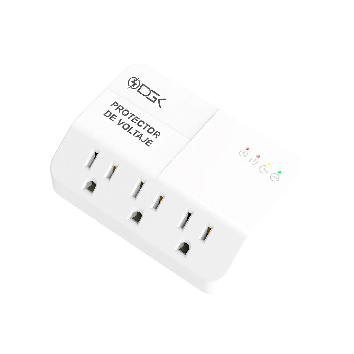 Protector De Voltaje Para Equipos Electrónicos Con Tres Tomas DGK - Miniatura 2