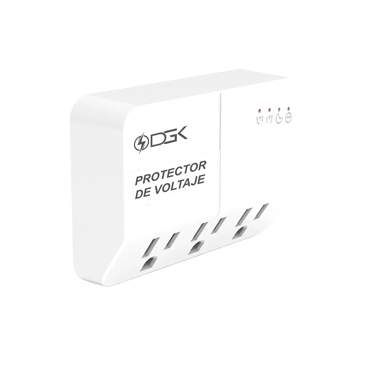 Protector De Voltaje Para Equipos Electrónicos Con Tres Tomas DGK - Miniatura 3