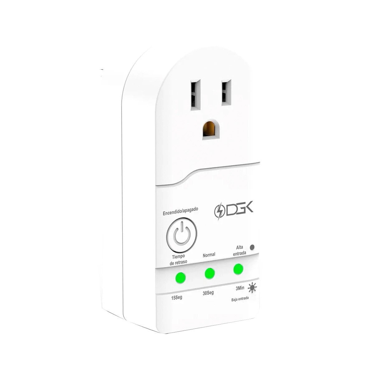 Protector De Voltaje Multifuncional Para Electrónicos 120V Con Retardo De 3 Minutos DGK - Miniatura 2