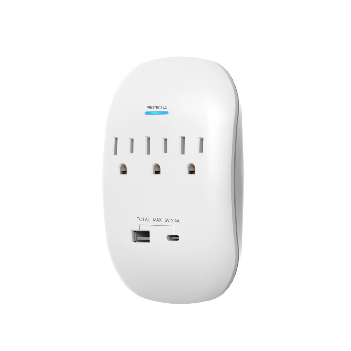 Regleta Ovalada De 3 Tomas Con Puertos USB y Tipo C Energizer - Miniatura 3