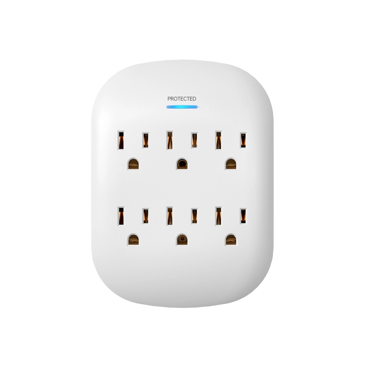 Regleta De 6 Tomas De Pared Energizer
