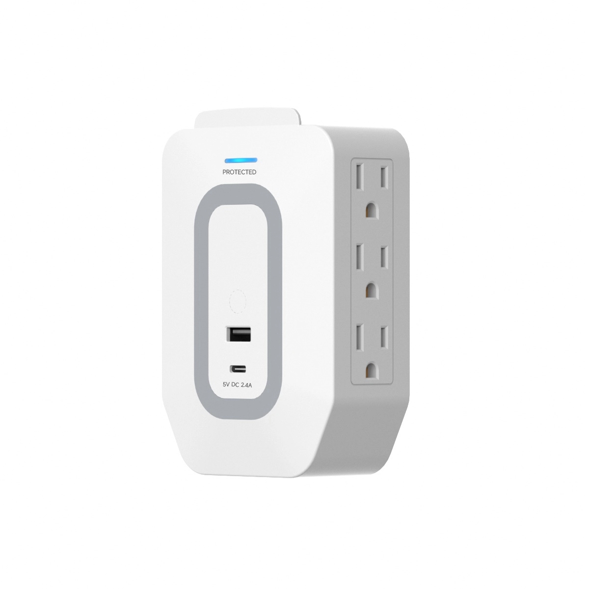 Regleta De 6 Tomas Con Puertos USB y Tipo C Energizer - Miniatura 3