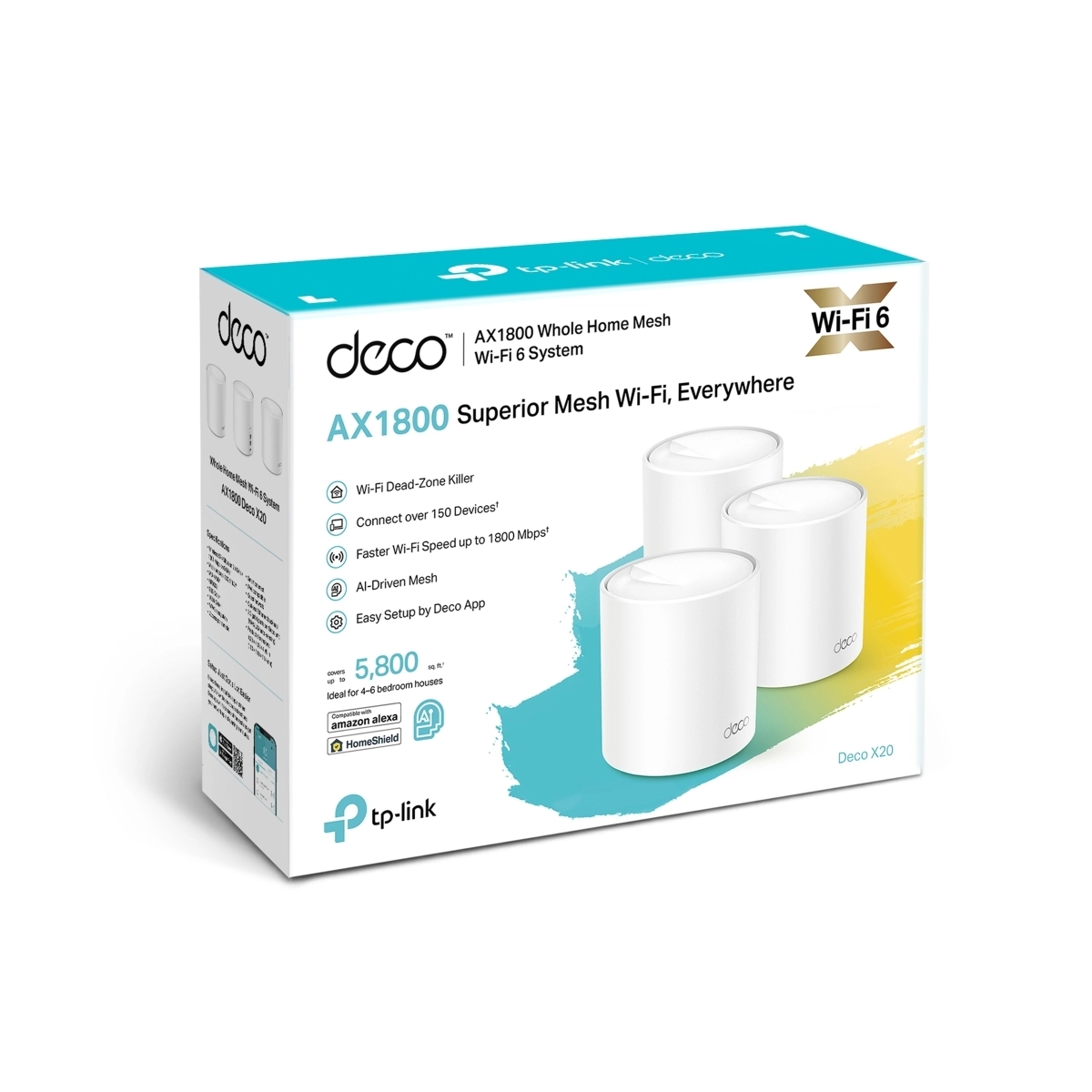 Router Sistema Mesh WiFi 6 2 Piezas Color Blanco Tp-Link - Miniatura 2