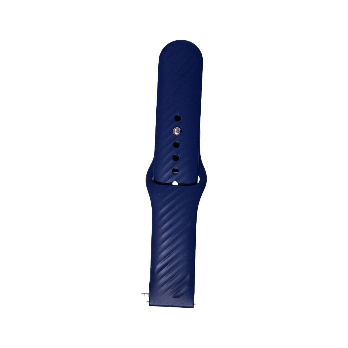 Correa De Silicón Para Reloj 22mm Color Azul Daewoo - Miniatura 2