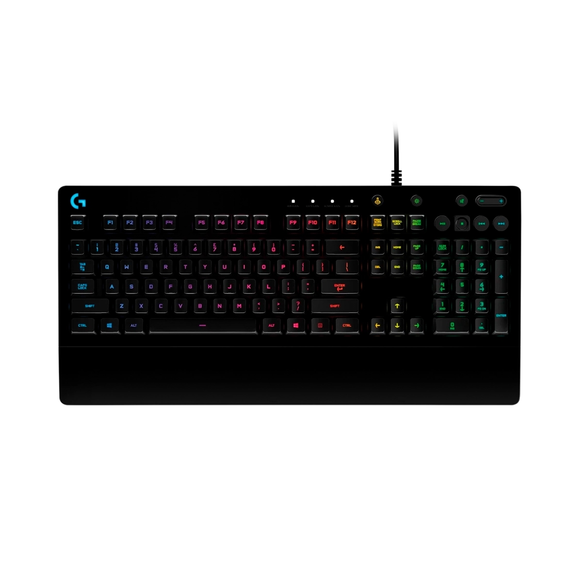 Teclado Gaming Prodigy Con Iluminación RGB Color Negro Logitech