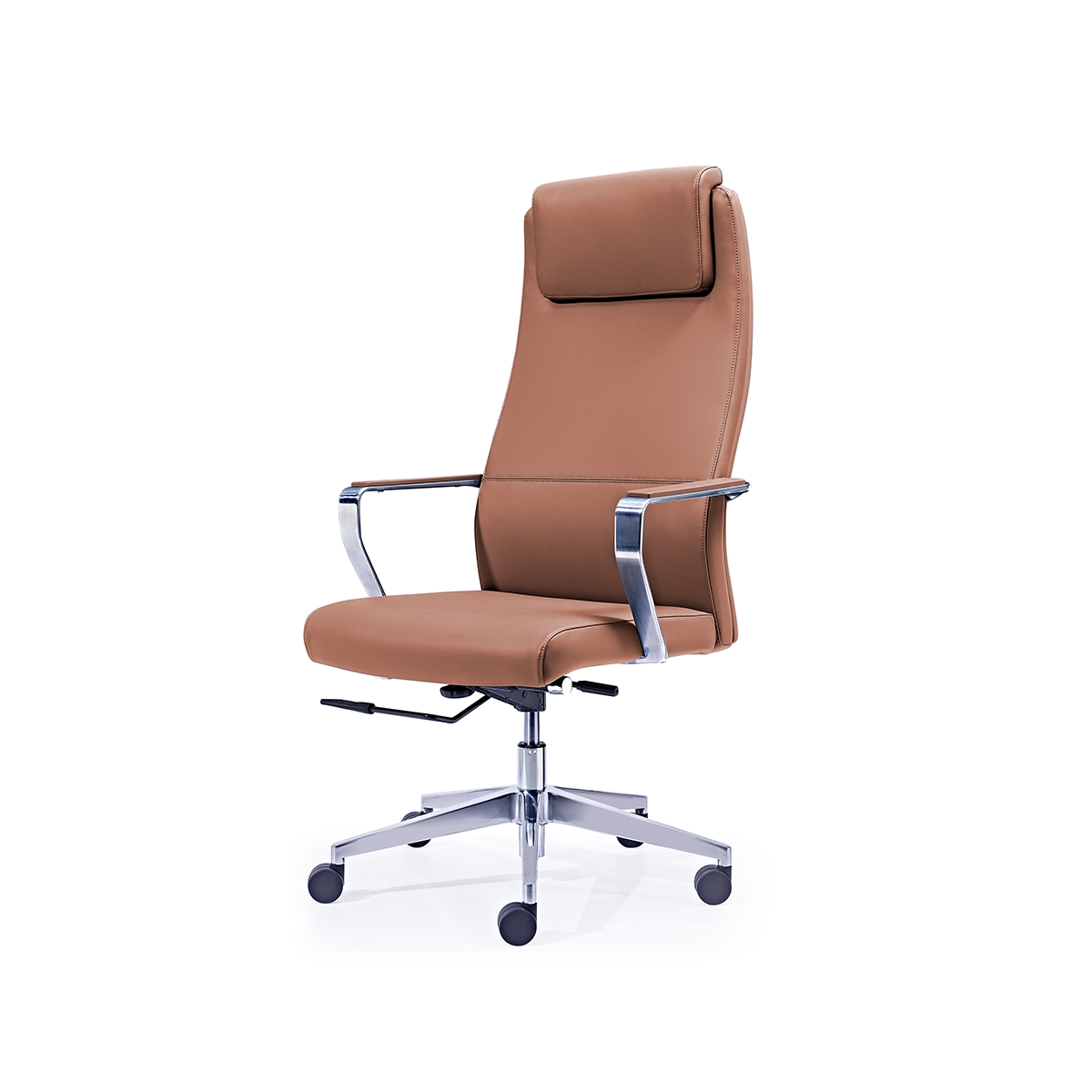 Silla de Oficina Ejecutiva de Alto Respaldo Color Marrón Green Office - Miniatura 2