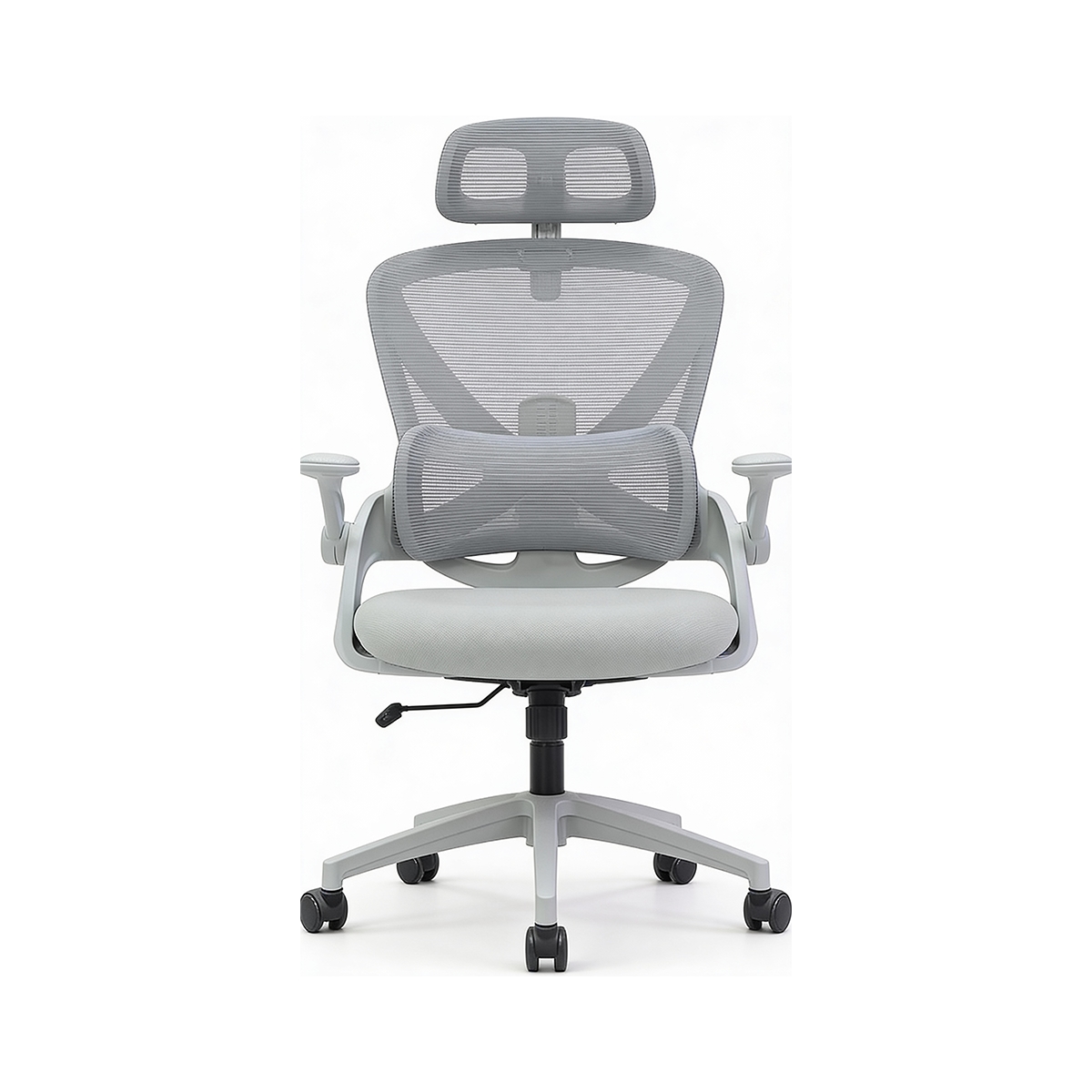 Silla de Oficina Ejecutiva Respaldo Alto Color Gris Green Office