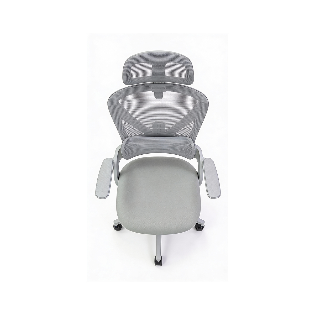 Silla de Oficina Ejecutiva Respaldo Alto Color Gris Green Office - Miniatura 2