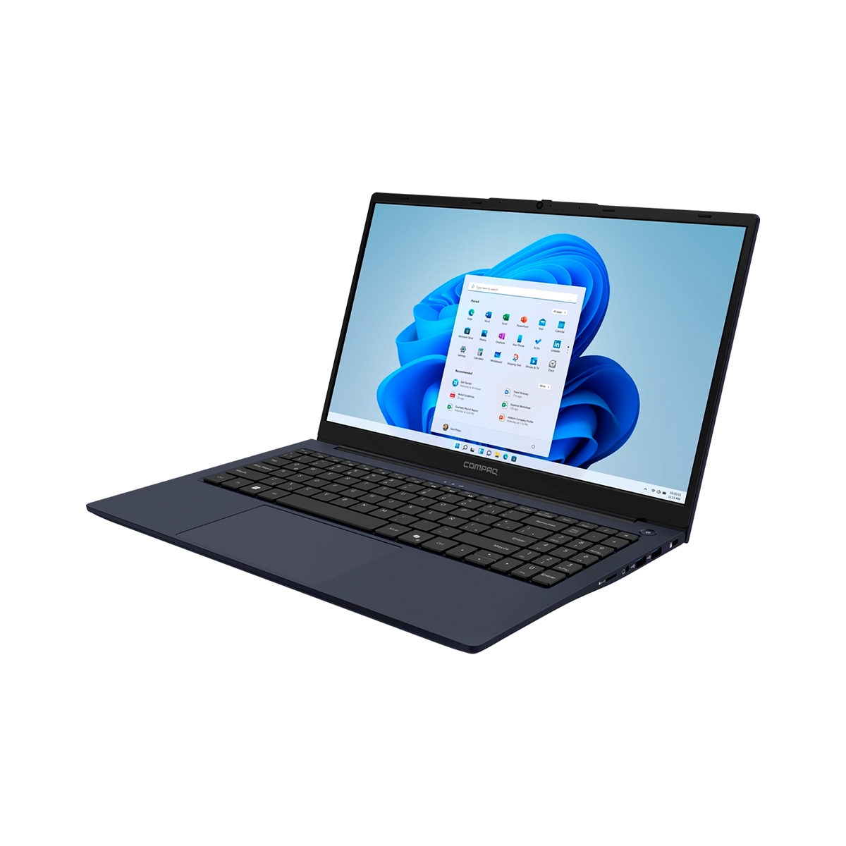 Laptop De 15.6 Pulgadas Intel Core i3 8GB RAM 256GB SSD Compaq - Miniatura 3