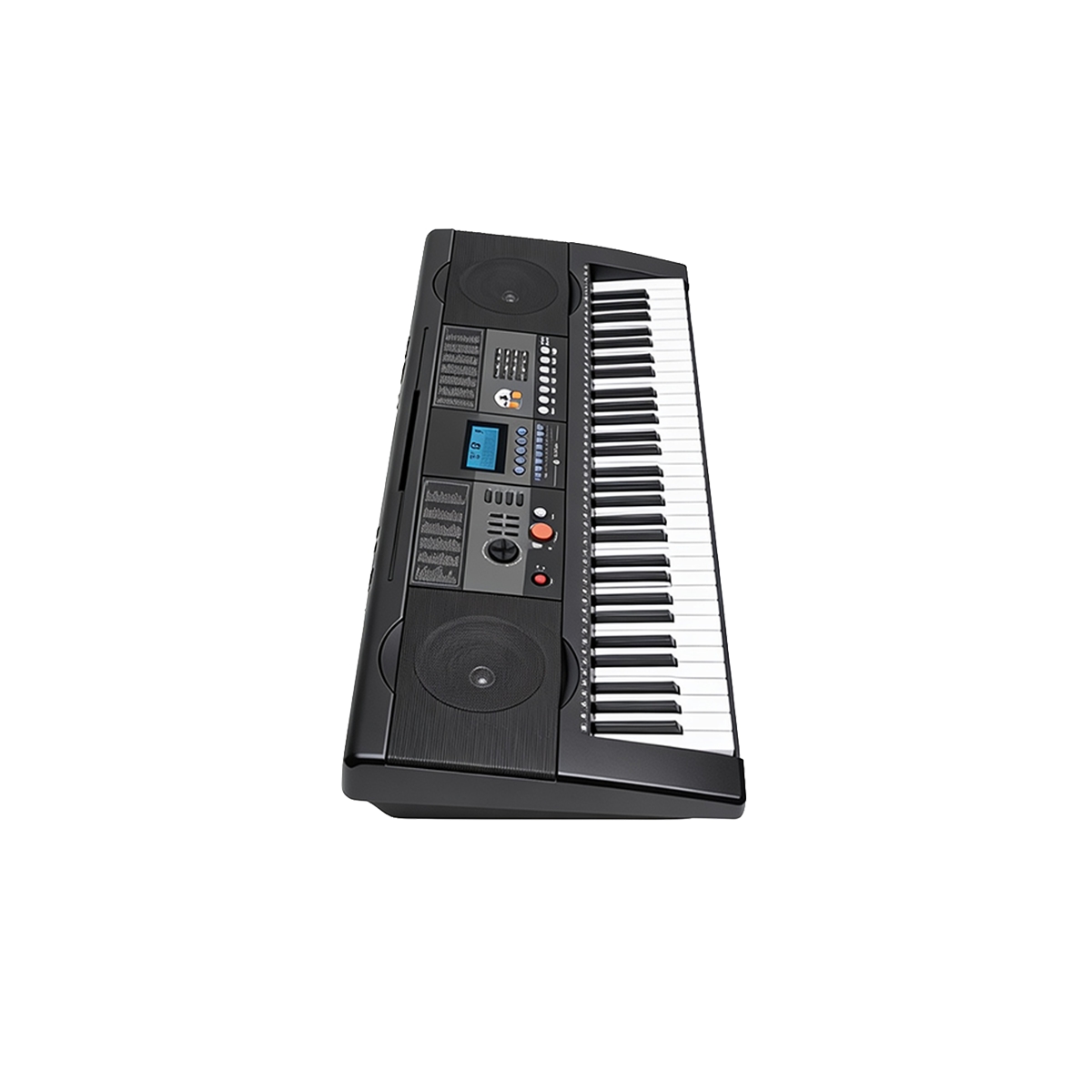 Teclado Musical Portátil 61 Tonos Electrónico Negro Decibel - Miniatura 3