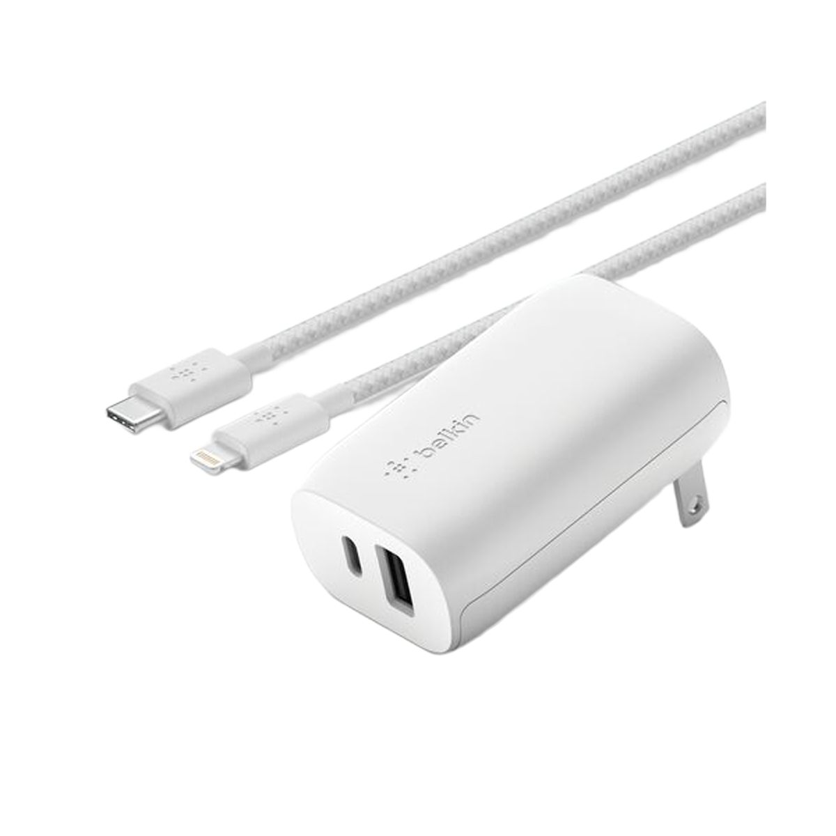 Cable Tipo C 60W Carga Rápida 1 Metro Color Blanco Belkin - Miniatura 2
