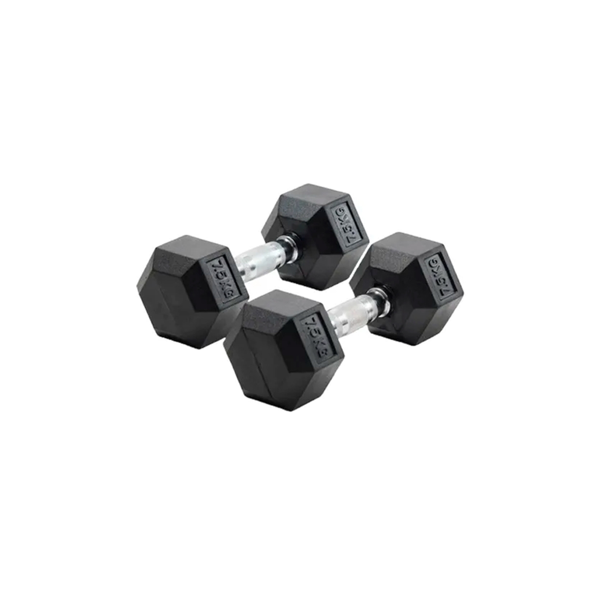 Mancuerna Hexagonal 7.5 Kg Negro Nexfit